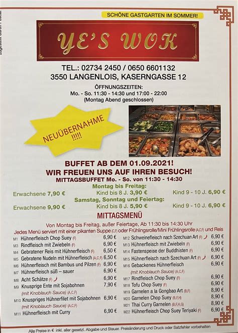 bilder von china-restaurant ye's wok langenlois